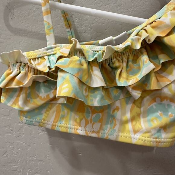 Janie & Jack x Rachel Zoe Pastel Ruffle 2-Piece Swimsuit - Picture 6 of 10